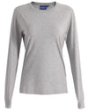 Ladies Premium Cotton Face L/S Tee Shirt [53-TS48]