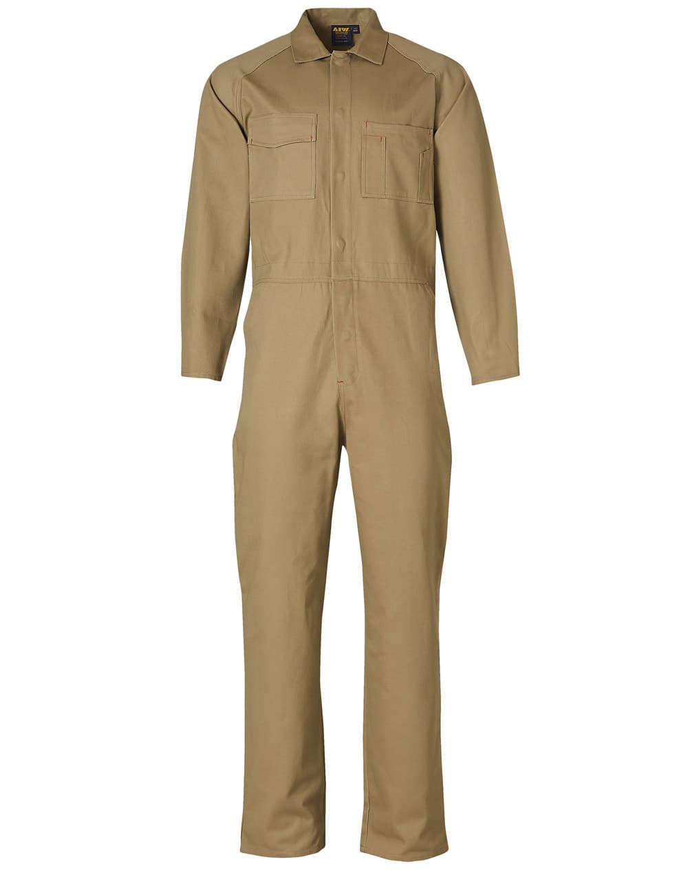 Mens Cotton Drill CoverallStout [53-WA08]