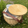 Scotch Wicker Picnic Cooler Basket Round [19-WCB001]