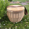 Scotch Wicker Picnic Cooler Basket Round [19-WCB001]
