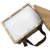 Gold Coast Wicker Picnic Cooler Basket Square [19-WCB002]
