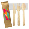 4pcs Wooden Cutlery Set [19-WCS001]