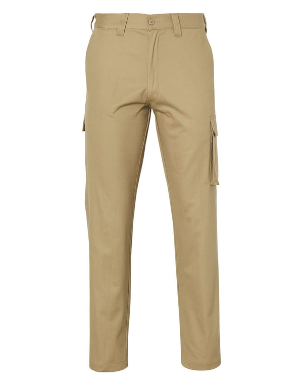 Mens Heavy Cotton Pre Shrunk Drill Pants Stout Size [53-WP08]