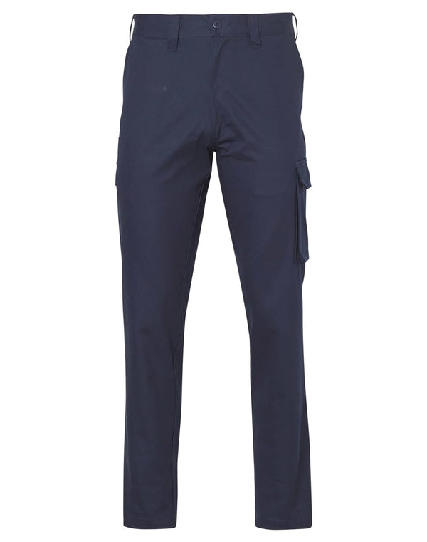 Mens Heavy Cotton Pre Shrunk Drill Pants Stout Size [53-WP08]