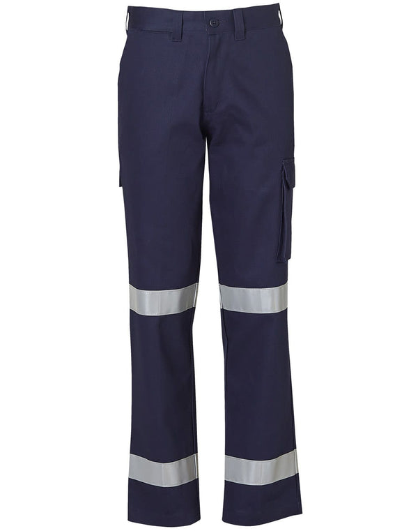 Ladies Heavy Cotton Drill Cargo Pants With Biomotion 3 M Tapes [53-WP15HV]