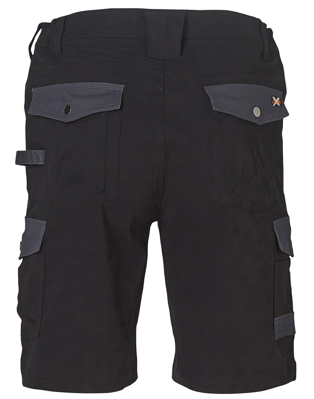 Mens Stretch Cargo Work Shorts With Design Panel Treatments [53-WP23]