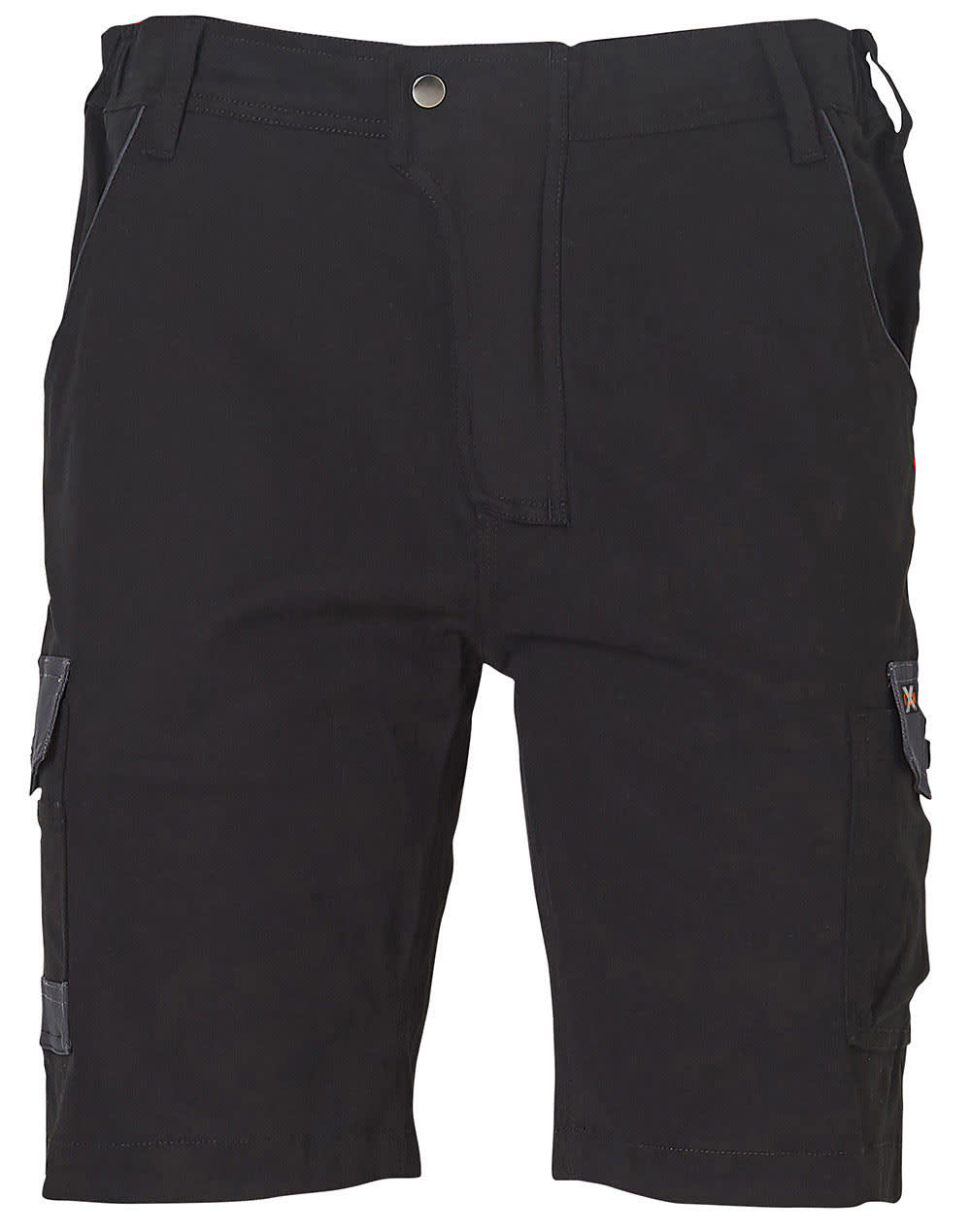 Mens Stretch Cargo Work Shorts With Design Panel Treatments [53-WP23]