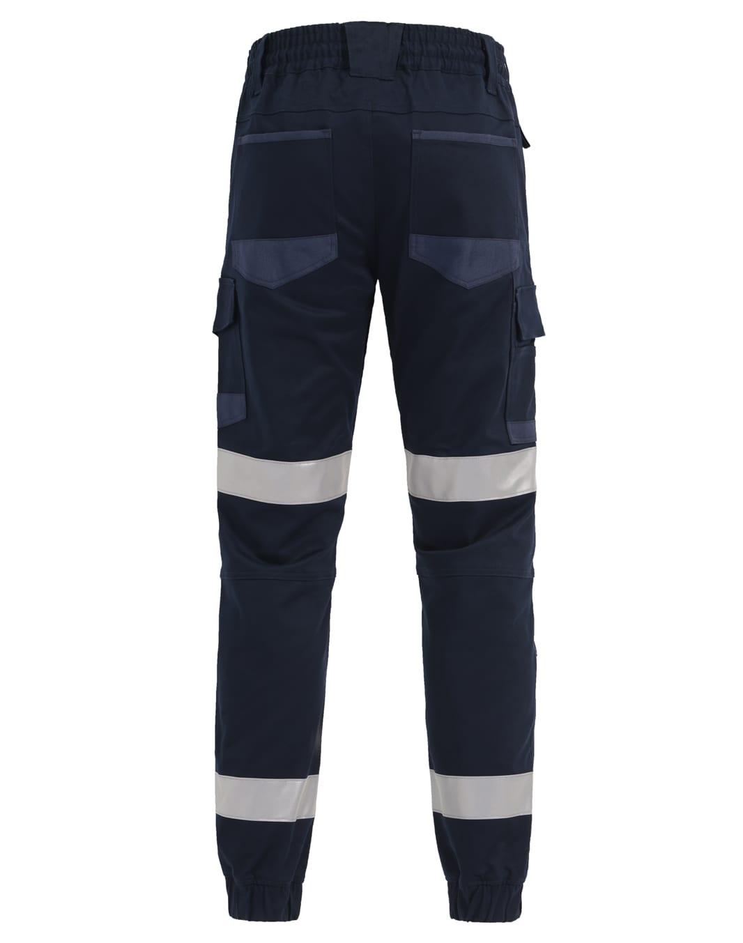 Cotton Stretch Drill Cuffed Work Pants With Tapes [53-WP28HV]