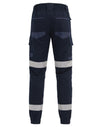 Cotton Stretch Drill Cuffed Work Pants With Tapes [53-WP28HV]