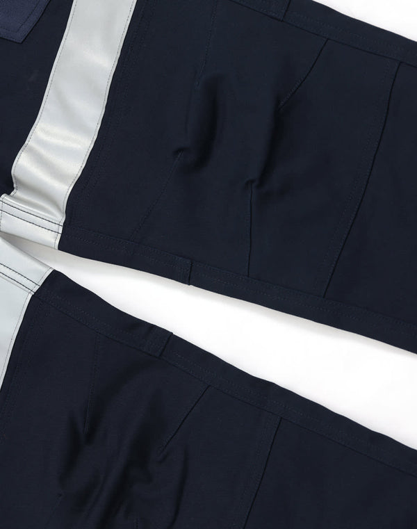 Cotton Stretch Drill Cuffed Work Pants With Tapes [53-WP28HV]