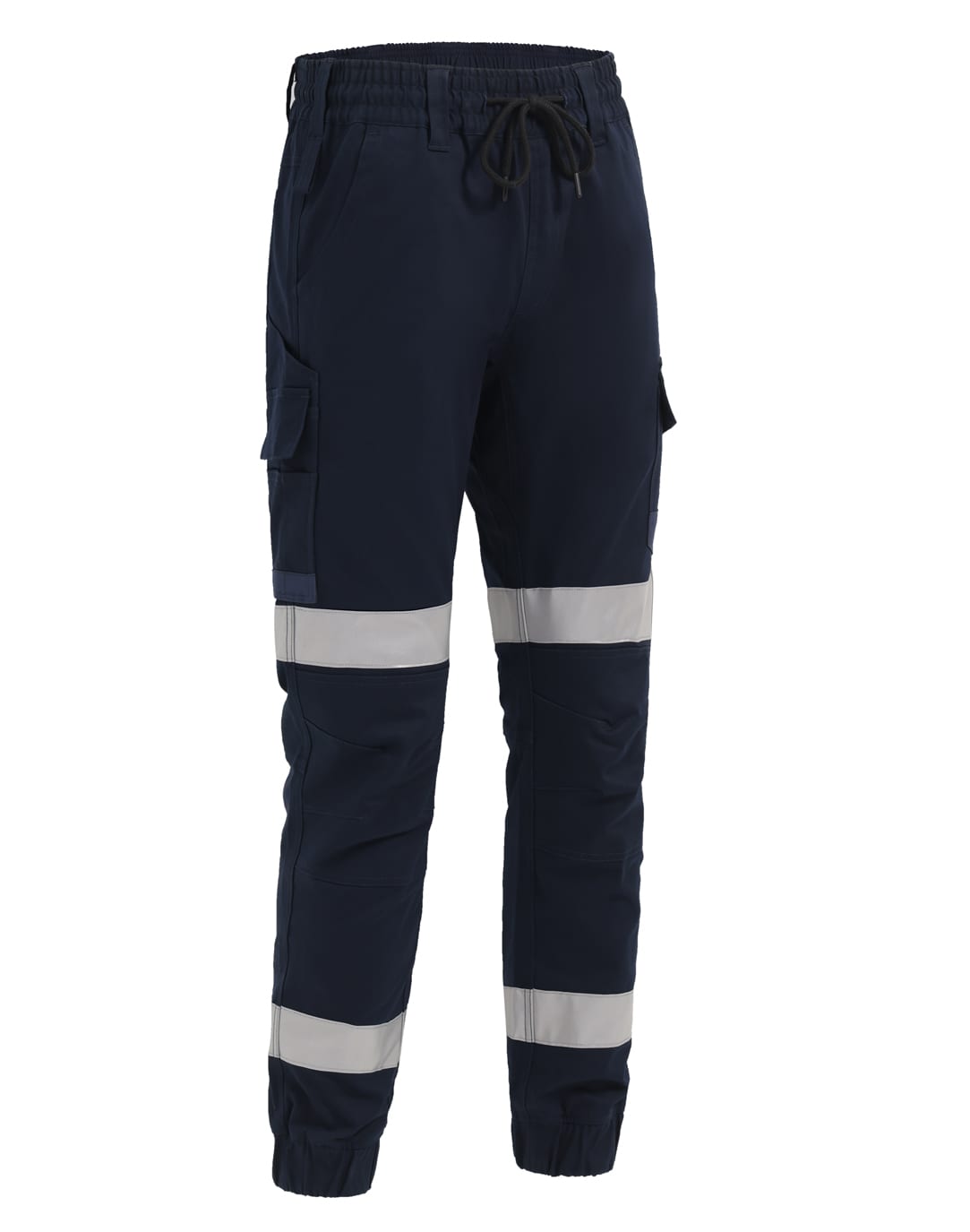 Cotton Stretch Drill Cuffed Work Pants With Tapes [53-WP28HV]