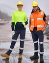 DWR Water Repellent Flexi Work Pants With Tapes [53-WP30HV]