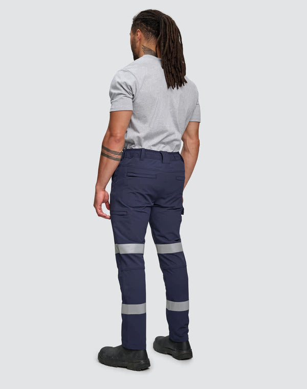 DWR Water Repellent Flexi Work Pants With Tapes [53-WP30HV]