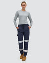 DWR Water Repellent Flexi Work Pants With Tapes [53-WP30HV]