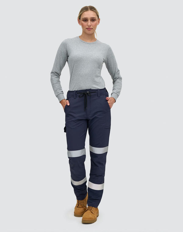 DWR Water Repellent Flexi Work Pants With Tapes [53-WP30HV]
