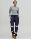 DWR Water Repellent Flexi Work Pants With Tapes [53-WP30HV]