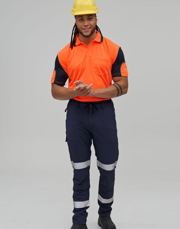 DWR Water Repellent Flexi Work Pants With Tapes [53-WP30HV]