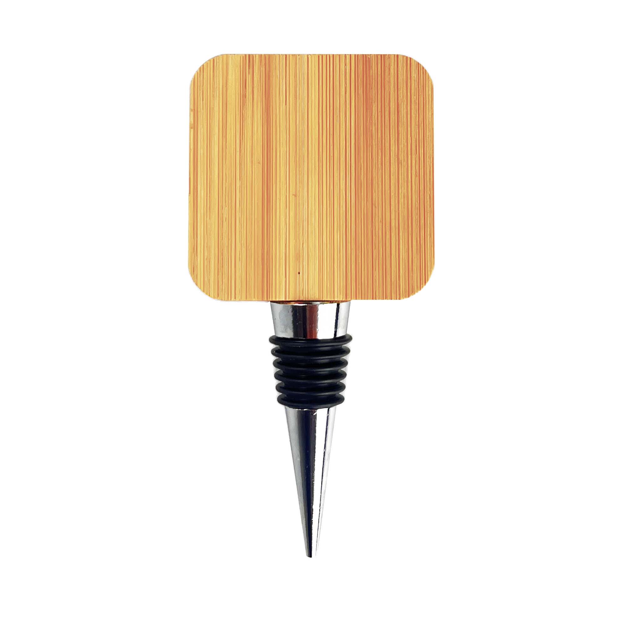 Bamboo Wine Stopper Opener [19-WS003]