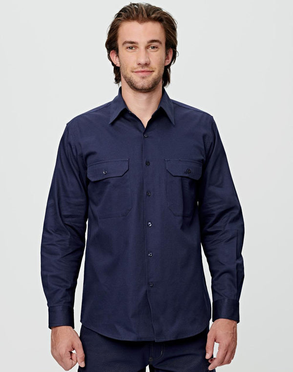 Cotton Drill Work Shirt [53-WT04]