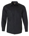 WT04WDS/L drill shirt pocket pen holder L/S [53-WT04(WDS/L)]
