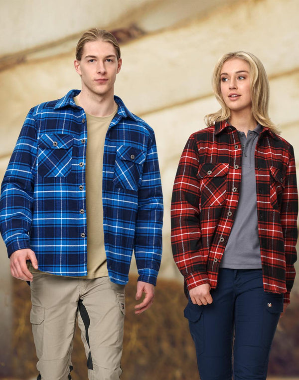 Adults Quilted Flannel Shirt [53-WT07]