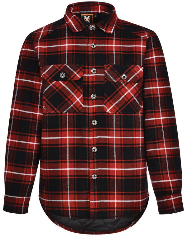 Adults Quilted Flannel Shirt [53-WT07]