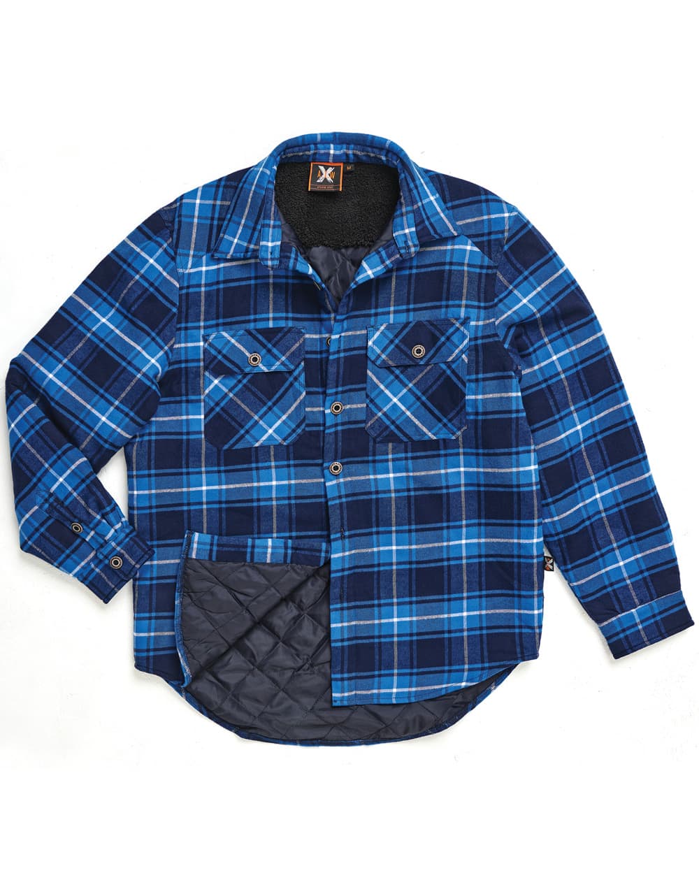 Adults Quilted Flannel Shirt [53-WT07]