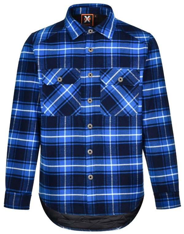 Adults Quilted Flannel Shirt [53-WT07]