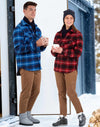 Adults Quilted Flannel Shirt [53-WT07]